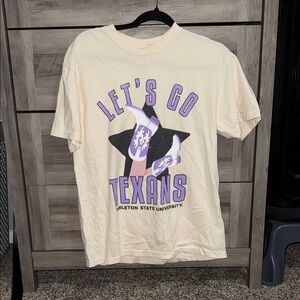 Comfort Colors Cream and Purple Graphic Tee